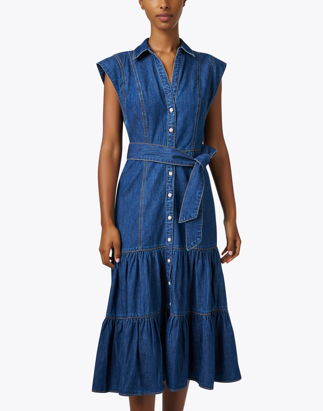 Arnetta Blue Denim Dress | Veronica Beard