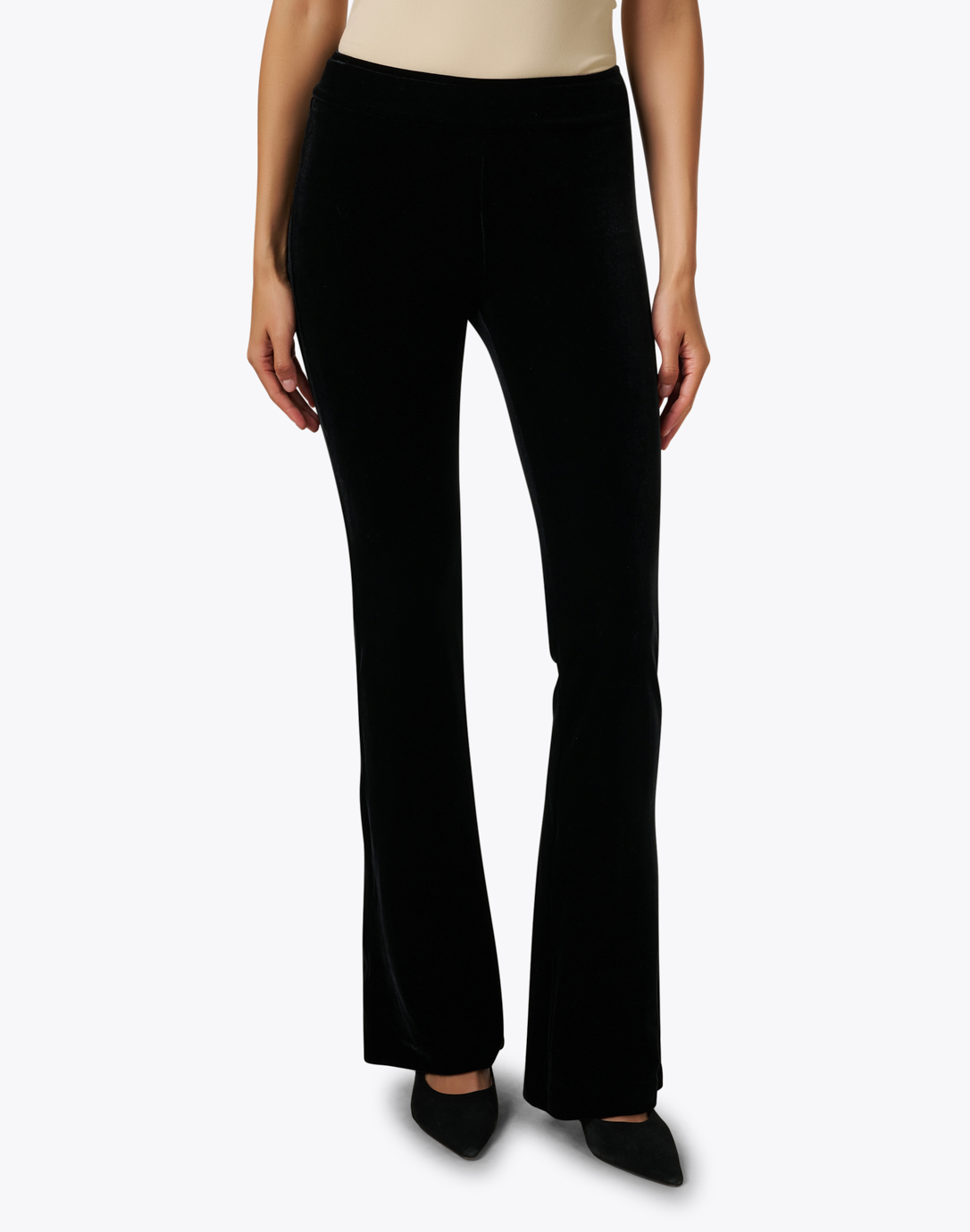 Black velvet 2024 stretch pants