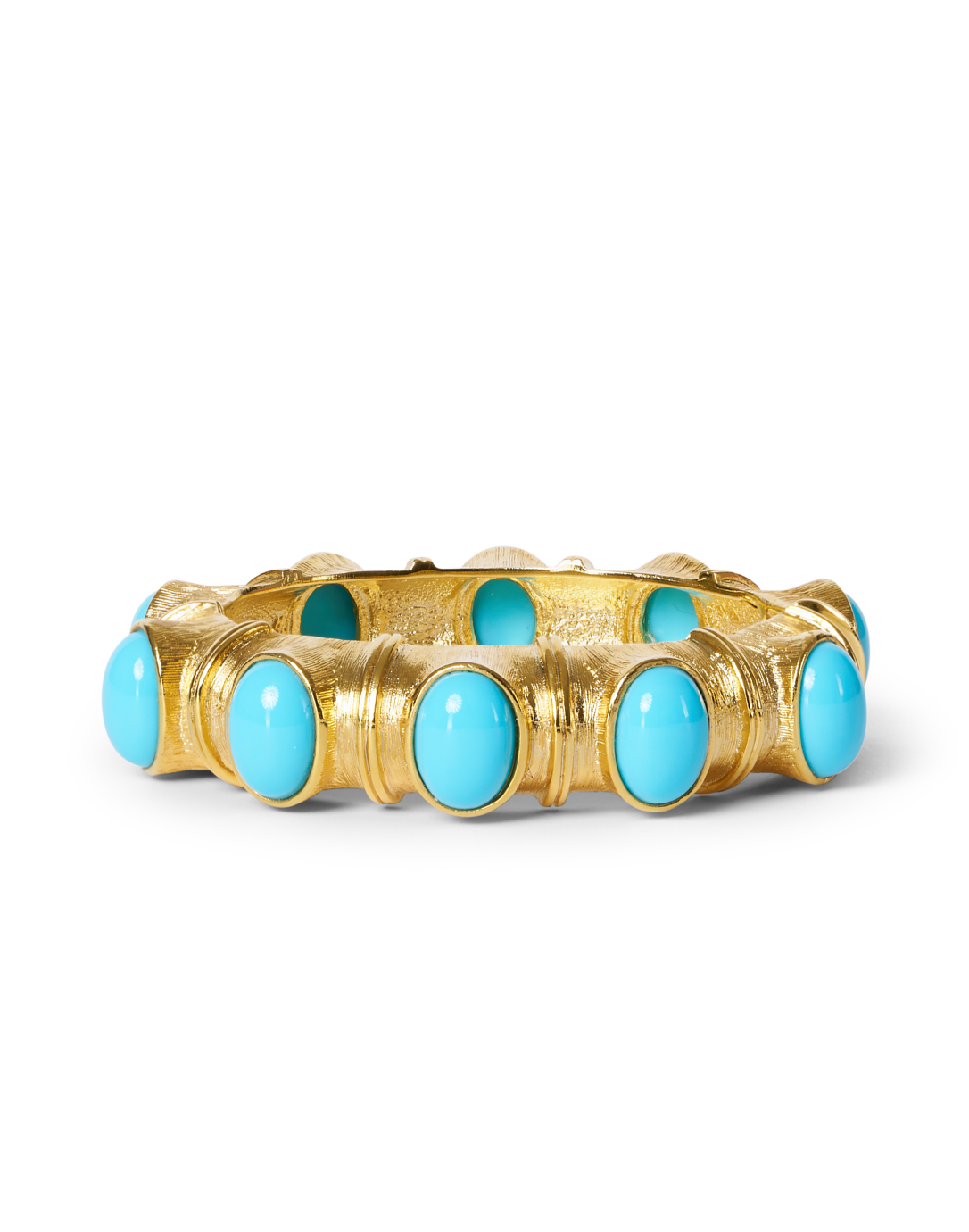 Gold Plated Turquoise Double Crystal Bracelet