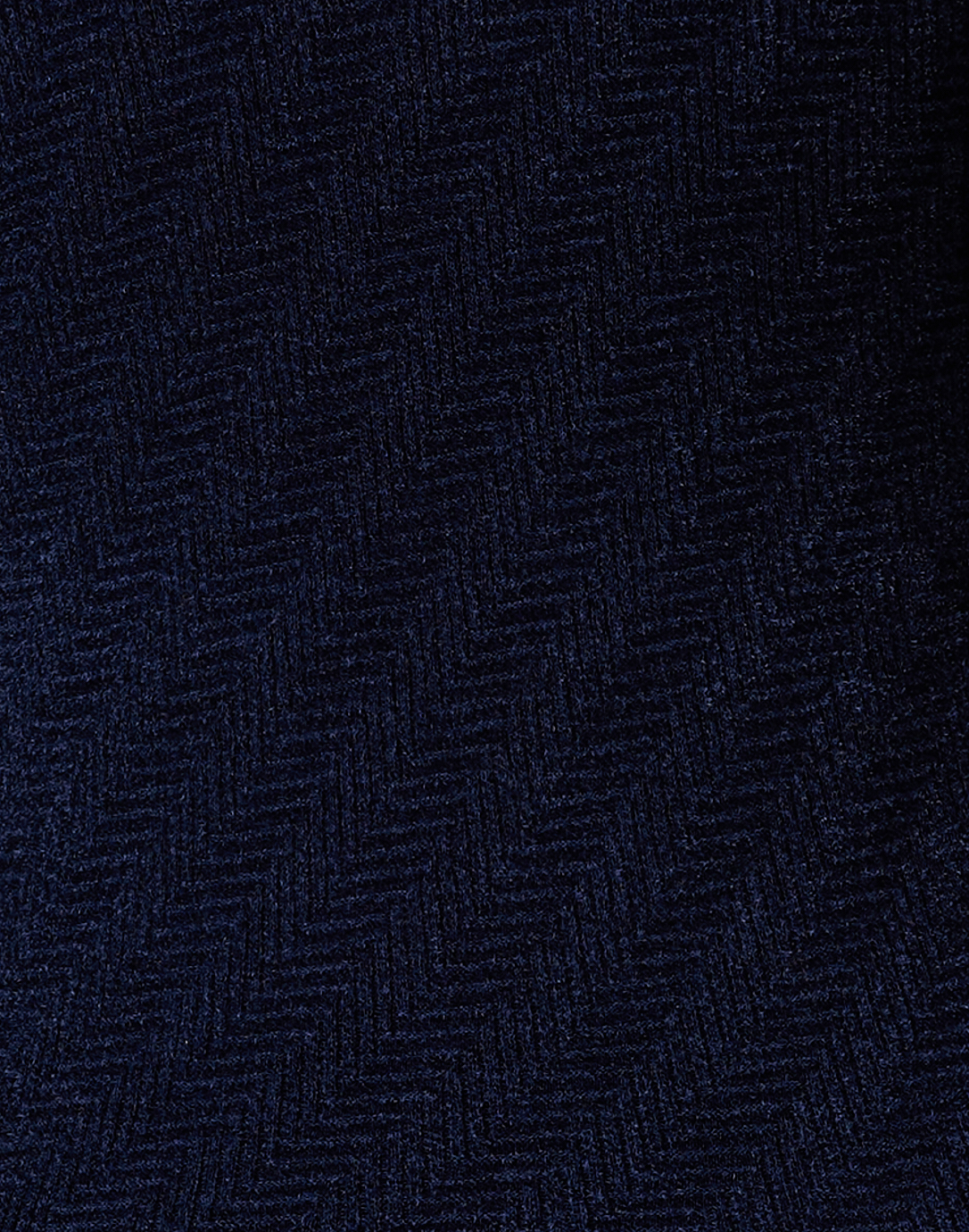 Navy Chevron Knit Sweater