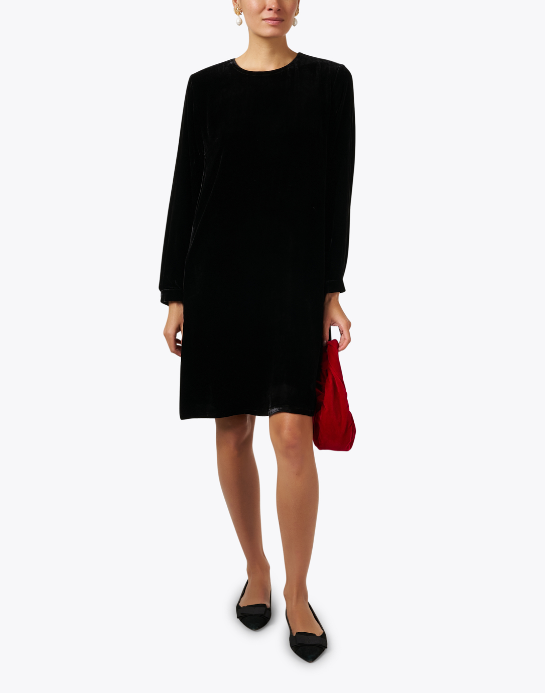 Eileen fisher 2024 velvet shift dress