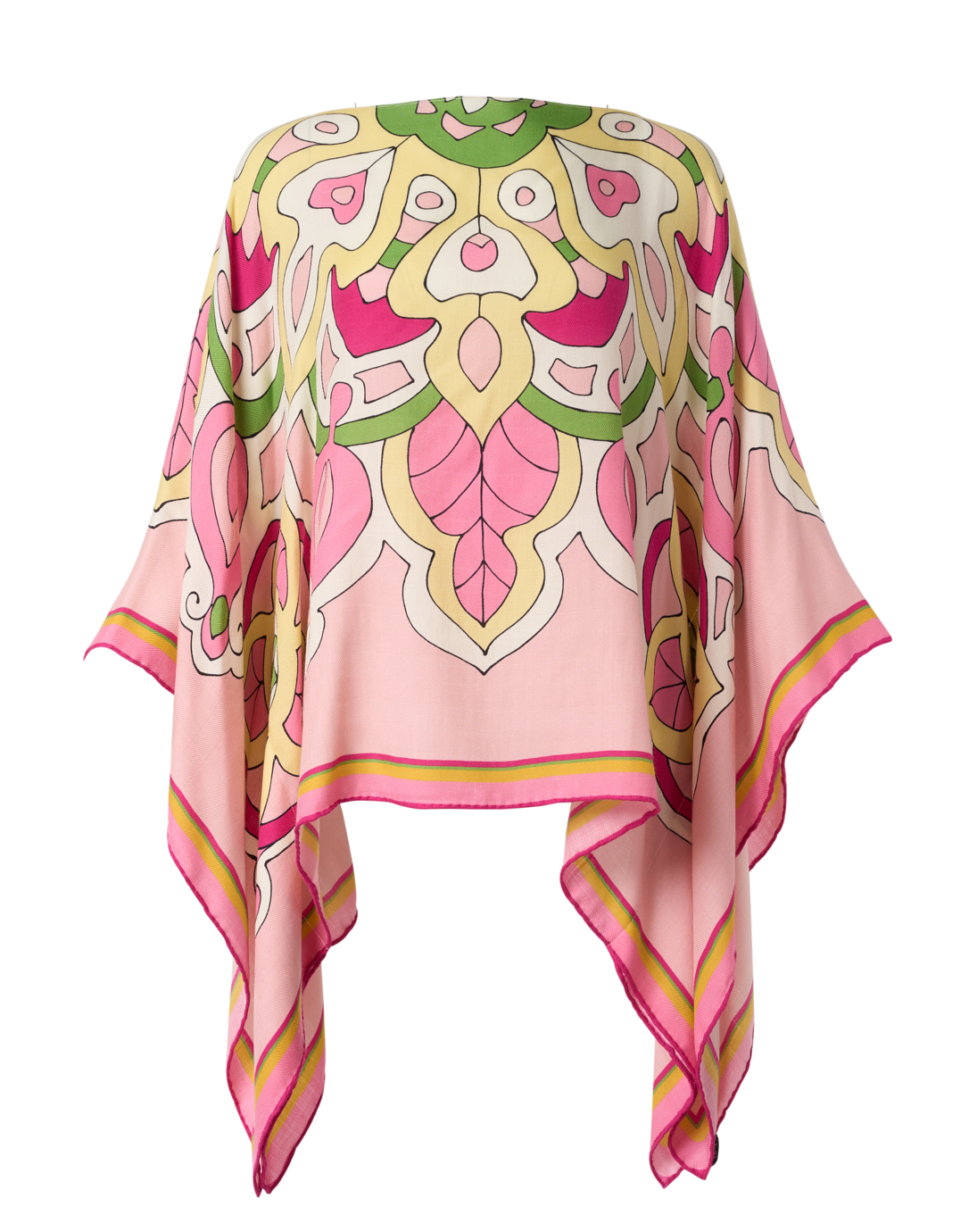 Savoia Pink Printed Cashmere Wool |