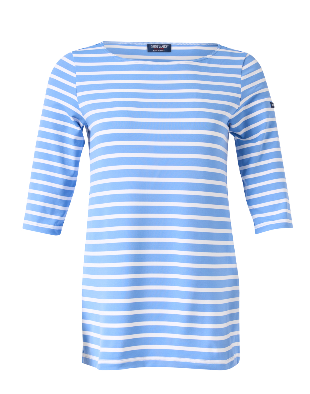 NEW MENS LADIES FANCY DRESS SHIP SAILOR STYLE BLUE AND WHITE STRIPED T SHIRT TOP 