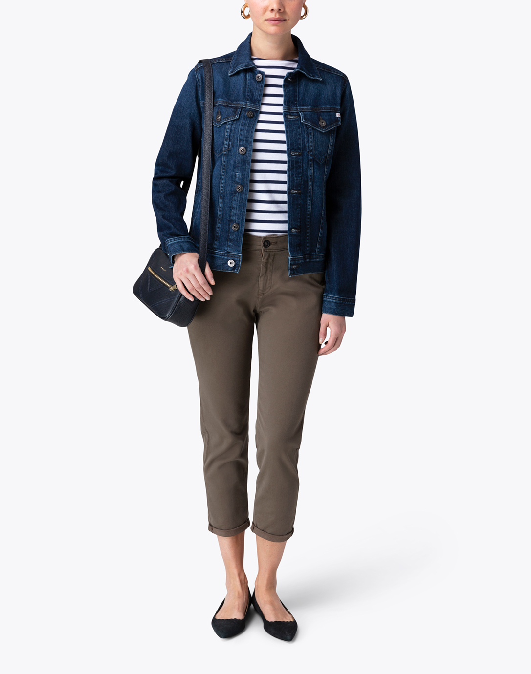 Mya Blue Denim Jacket | AG Jeans | Halsbrook