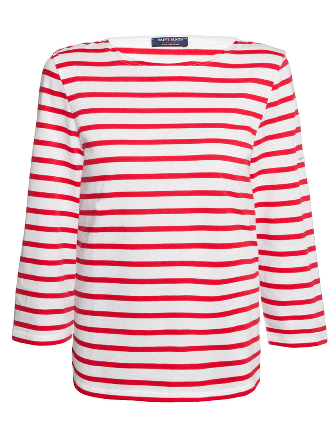 red and white striped tshirt