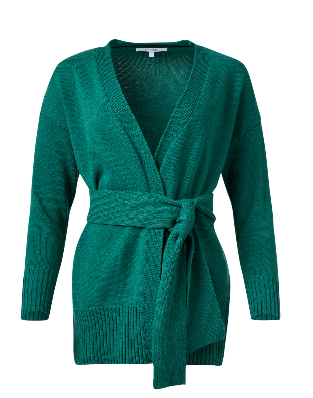 Green Wool Cashmere Cardigan